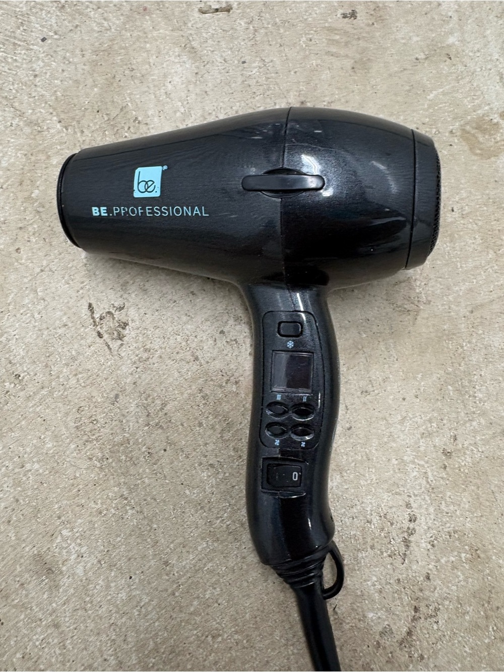 BE.PROFESSIONAL Standard Hair Dryer Electric Black Unisex Adults Plastic